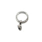 Chrome Hearts Silver Rolling Stones Diamonds Pendant Ring