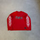 Chrome Hearts Matty Boy Red Form Mesh Longsleeve Jersey