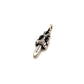 Chrome Hearts Silver Double Dagger Pendant