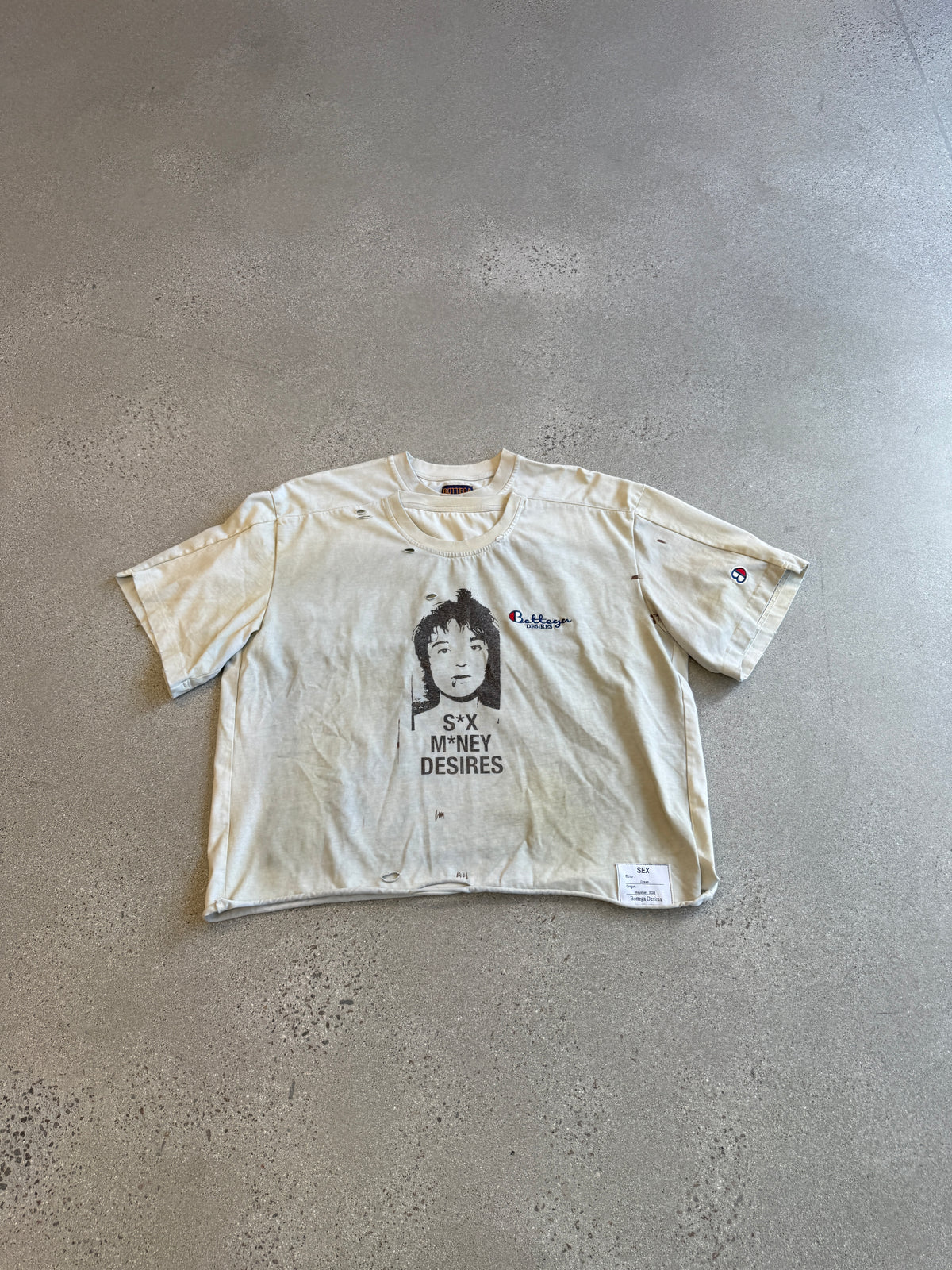 Bottega Desires Cream Sex Sells Tee