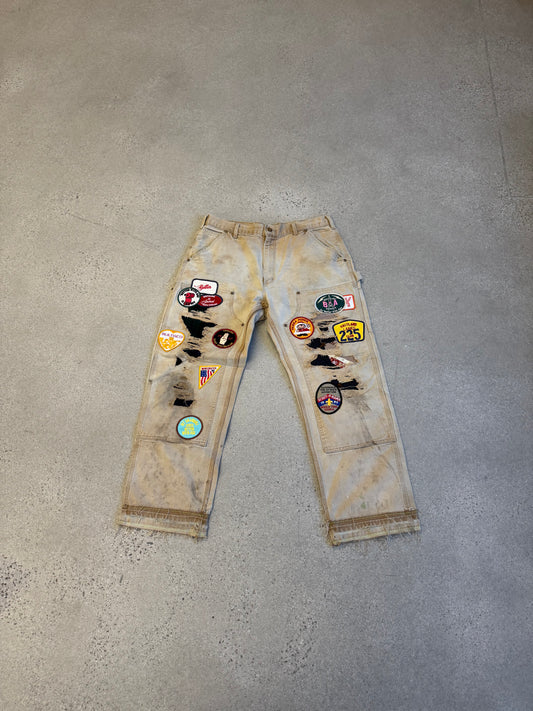 Better With Age Tan Gentlemen's Reworked Carhartt Pants