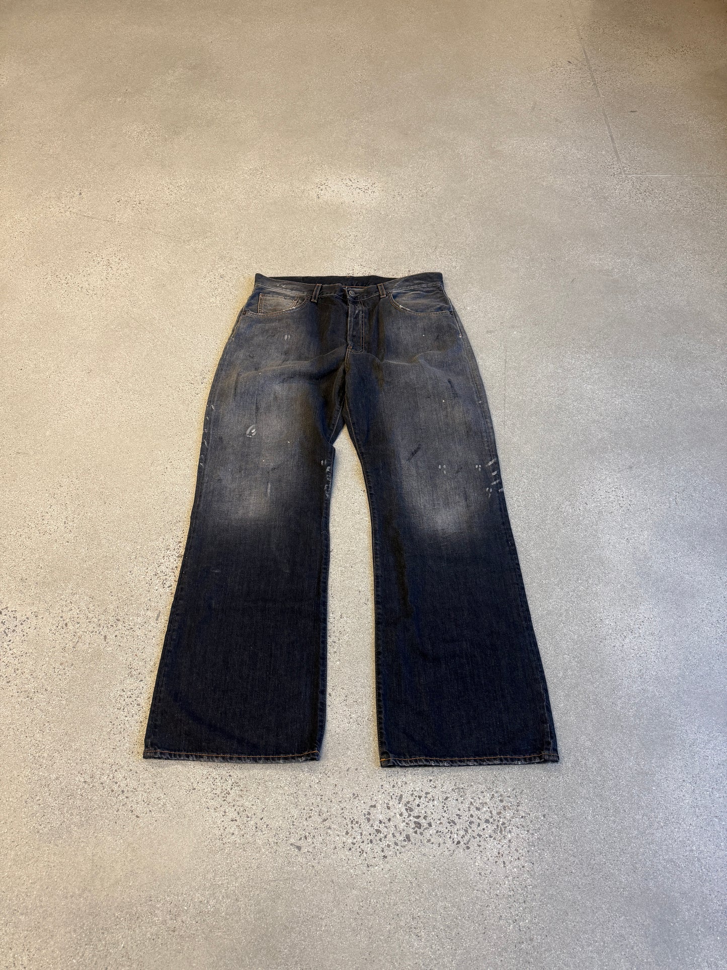 Acne Studios Trafalgar Charcoal Flared Jeans