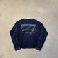 Vintage Navy West Coast Choppers Motorcycle Thermal Longsleeve