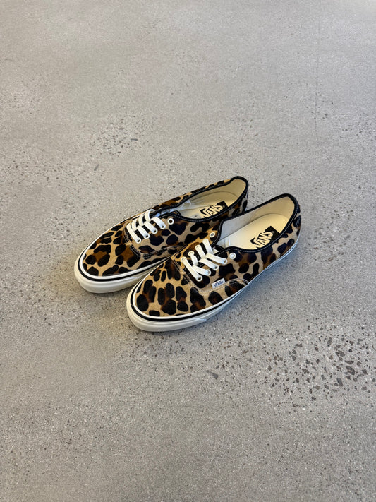 Vans Leopard Orange Black Premium Authentics