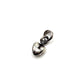 Chrome Hearts Cannes Exclusive Silver Floral Heart Pendant with Bale