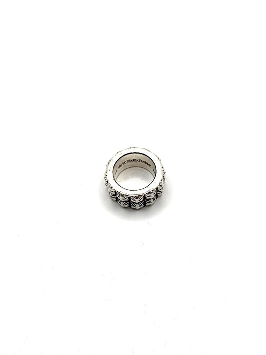Chrome Hearts Silver Pete Punk Double Stack Ring