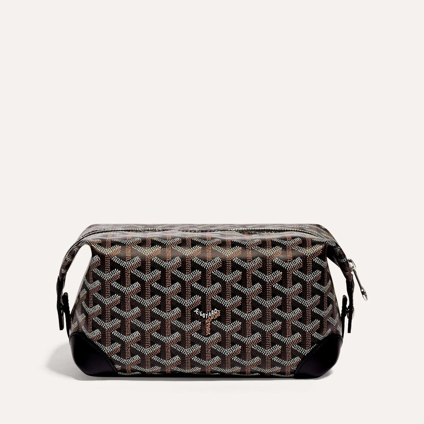 Goyard Black Bowling 25 Toiletry Bag