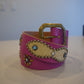 Vintage Pink Studded Belt