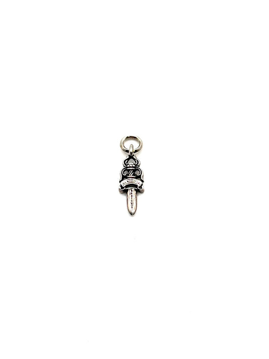 Chrome Hearts Silver No. 5 Dagger With Bale Pendant