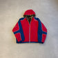 Supreme Red Faux Fur Reversible Hooded Track Jacket