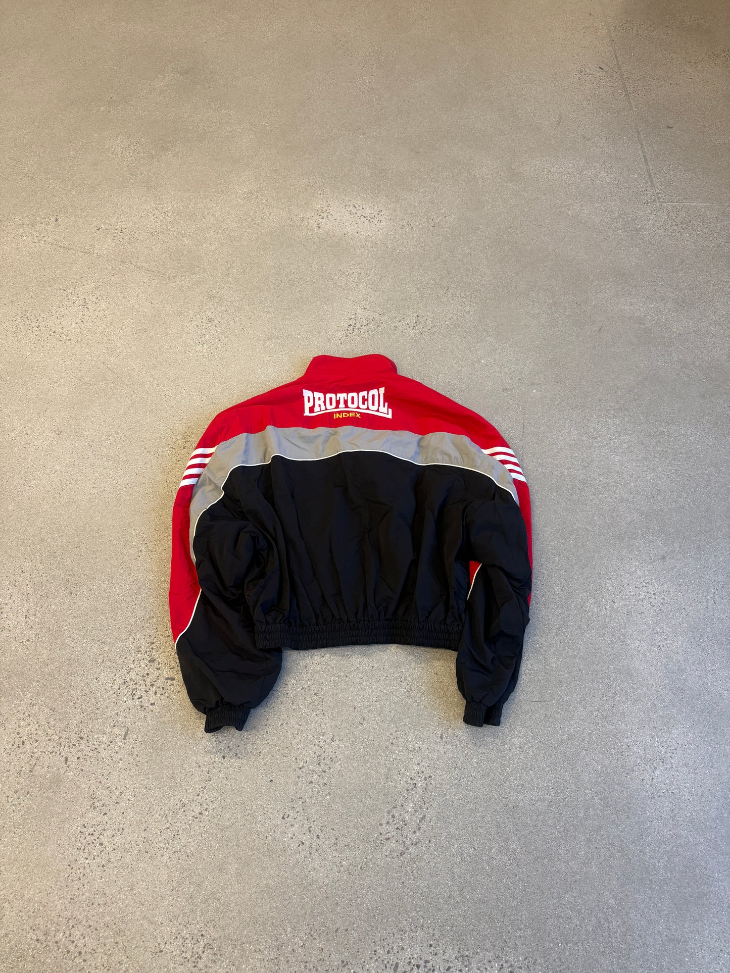 Protocol Index Red Paneled Track Jacket