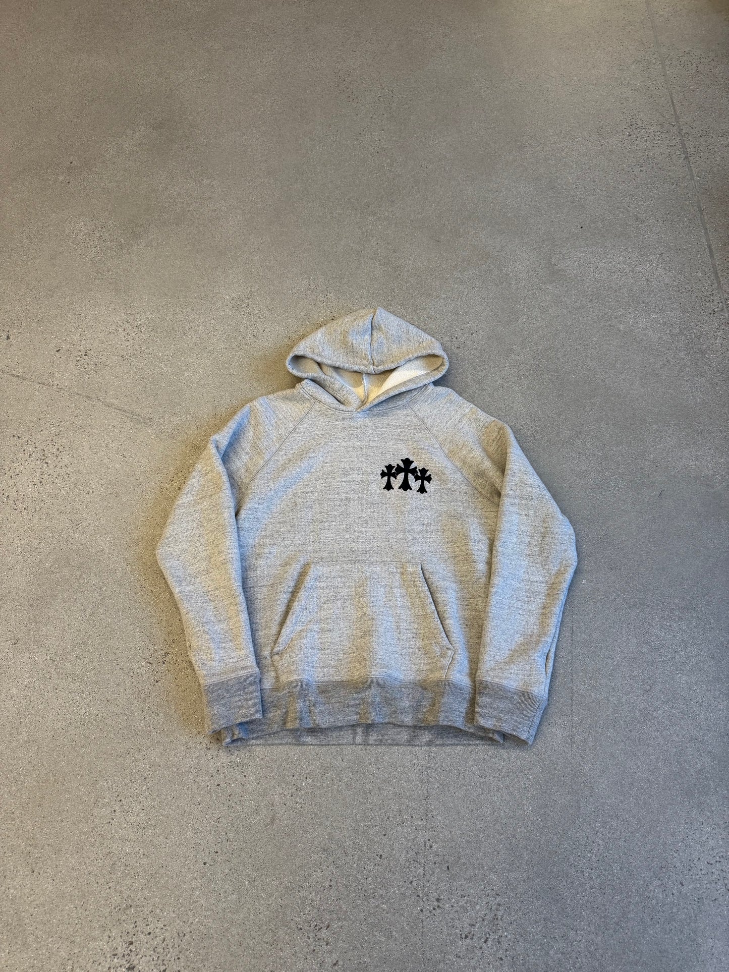 Chrome Hearts Gray Triple Cross CH 7-11 Hoodie