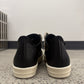 Rick Owens Mainline Black Milk Leather Jumbo Lace Sneakers