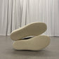 Rick Owens Mainline Black Milk Leather Vintage Sneakers