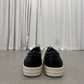 Rick Owens Mainline Black Milk Leather Vintage Sneakers
