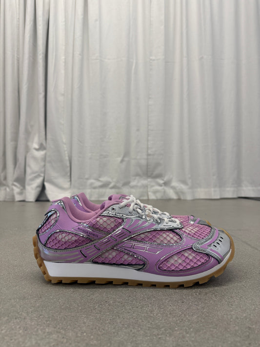 Bottega Veneta Gloss Pink Orbit Sneakers
