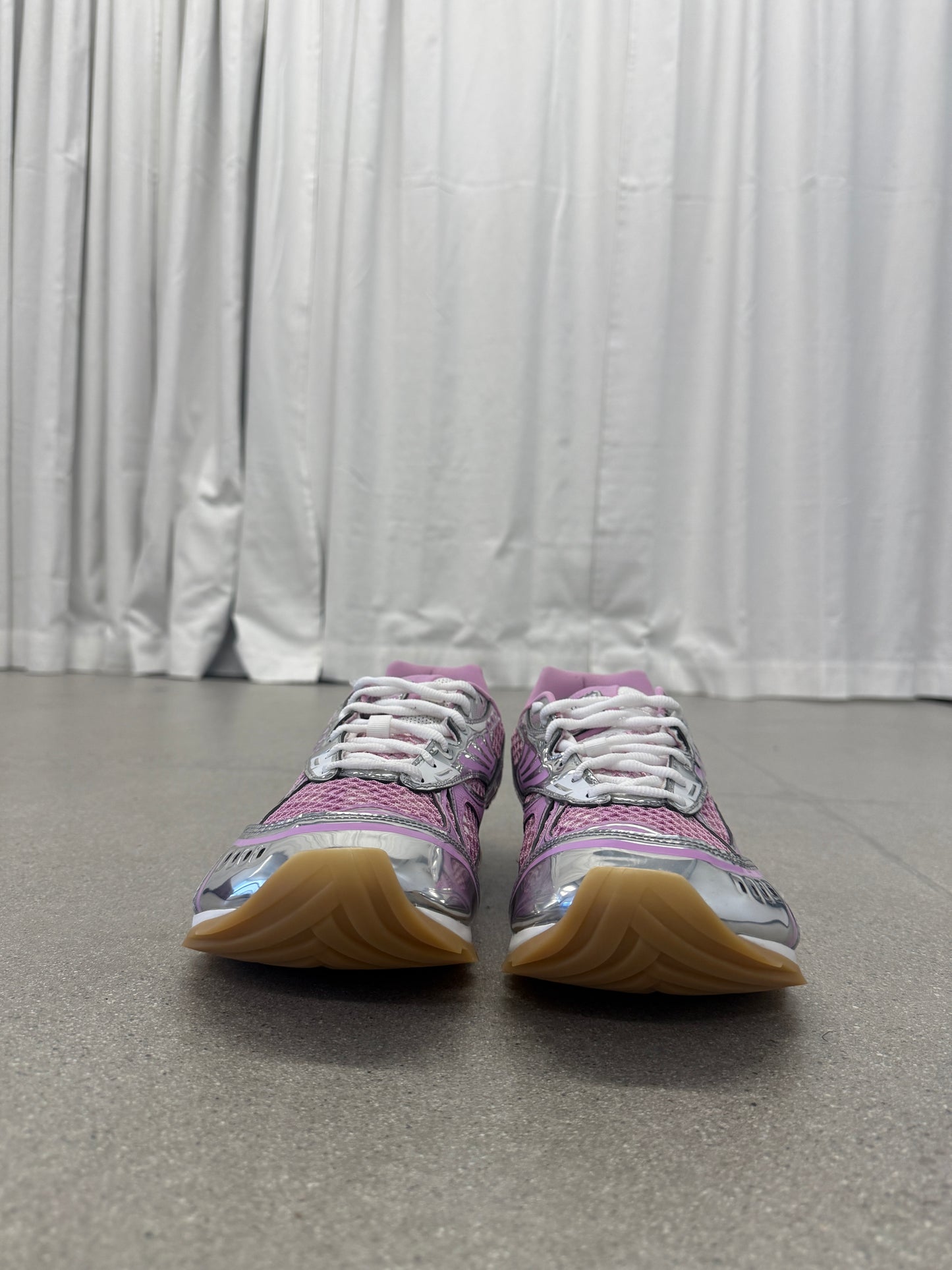 Bottega Veneta Gloss Pink Orbit Sneakers