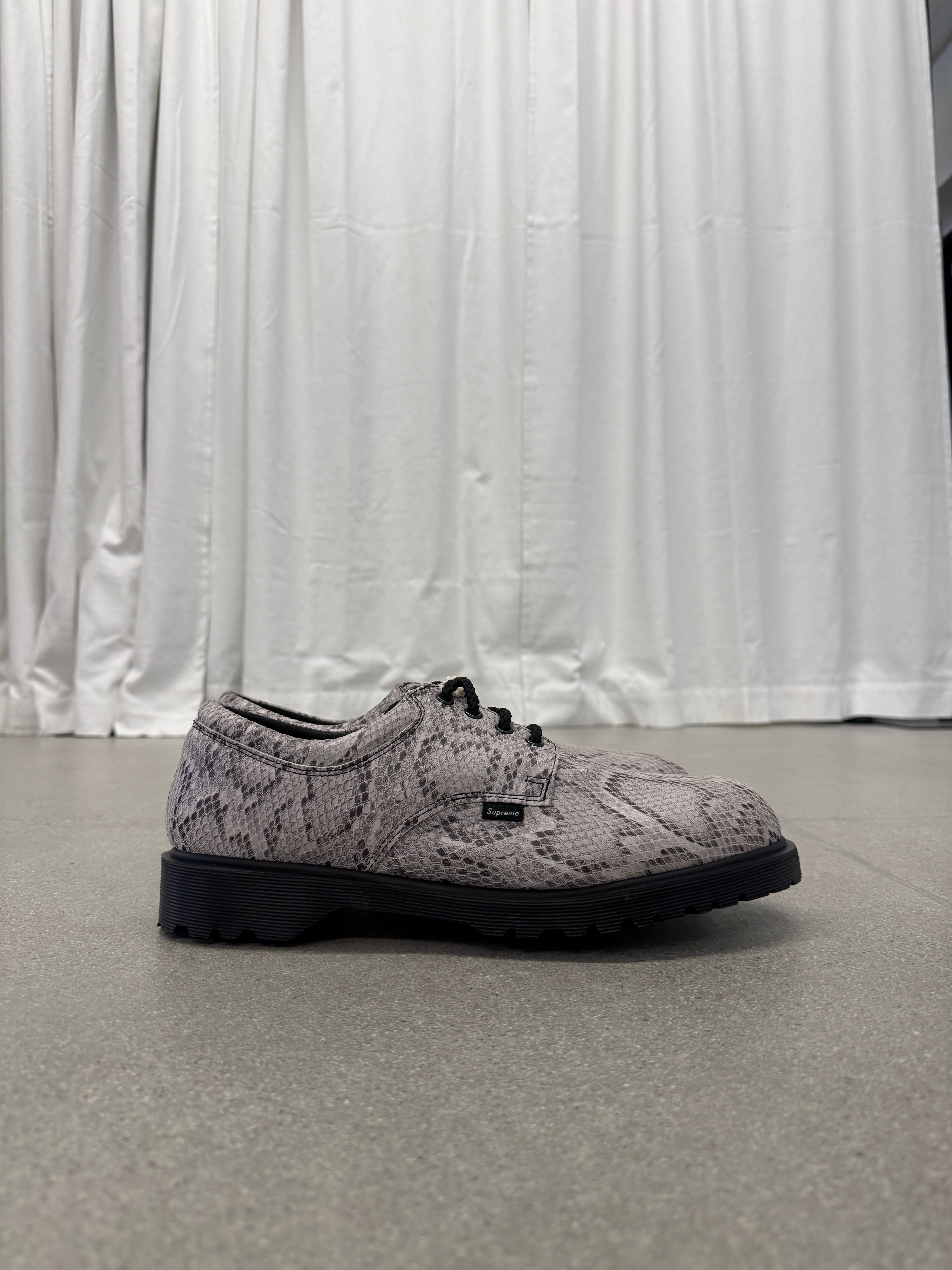 Supreme Dr Martens Snakeskin Postal 4-Eye Shoe – Relevance