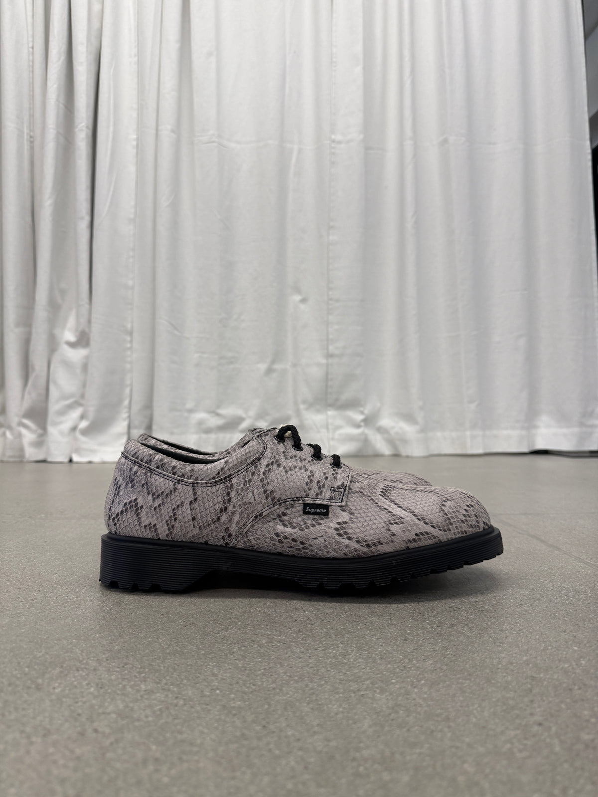 Supreme Dr Martens Snakeskin Postal 4-Eye Shoe – Relevance