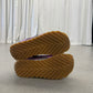 Bottega Veneta Orbit pink sneakers outsole view showing chunky gum chevron tread pattern