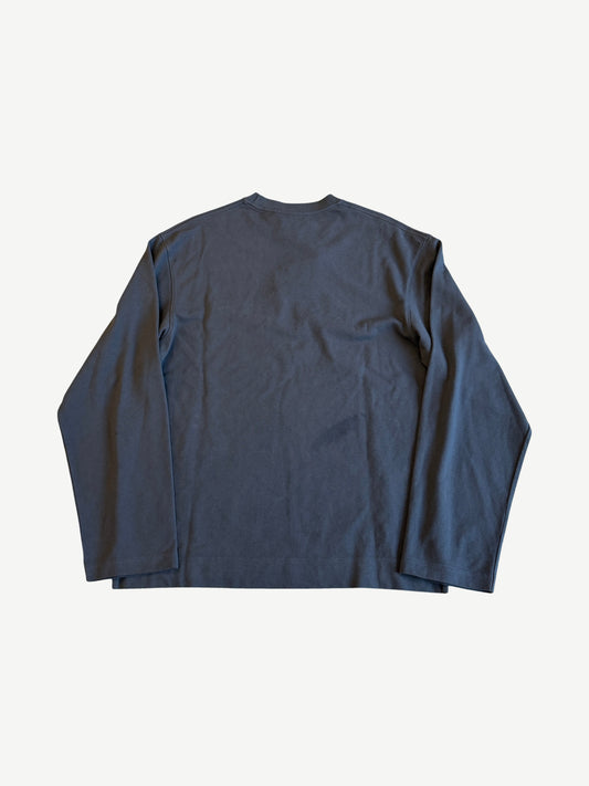 Acne Studios Dark Grey Logo Embroidered Longsleeve