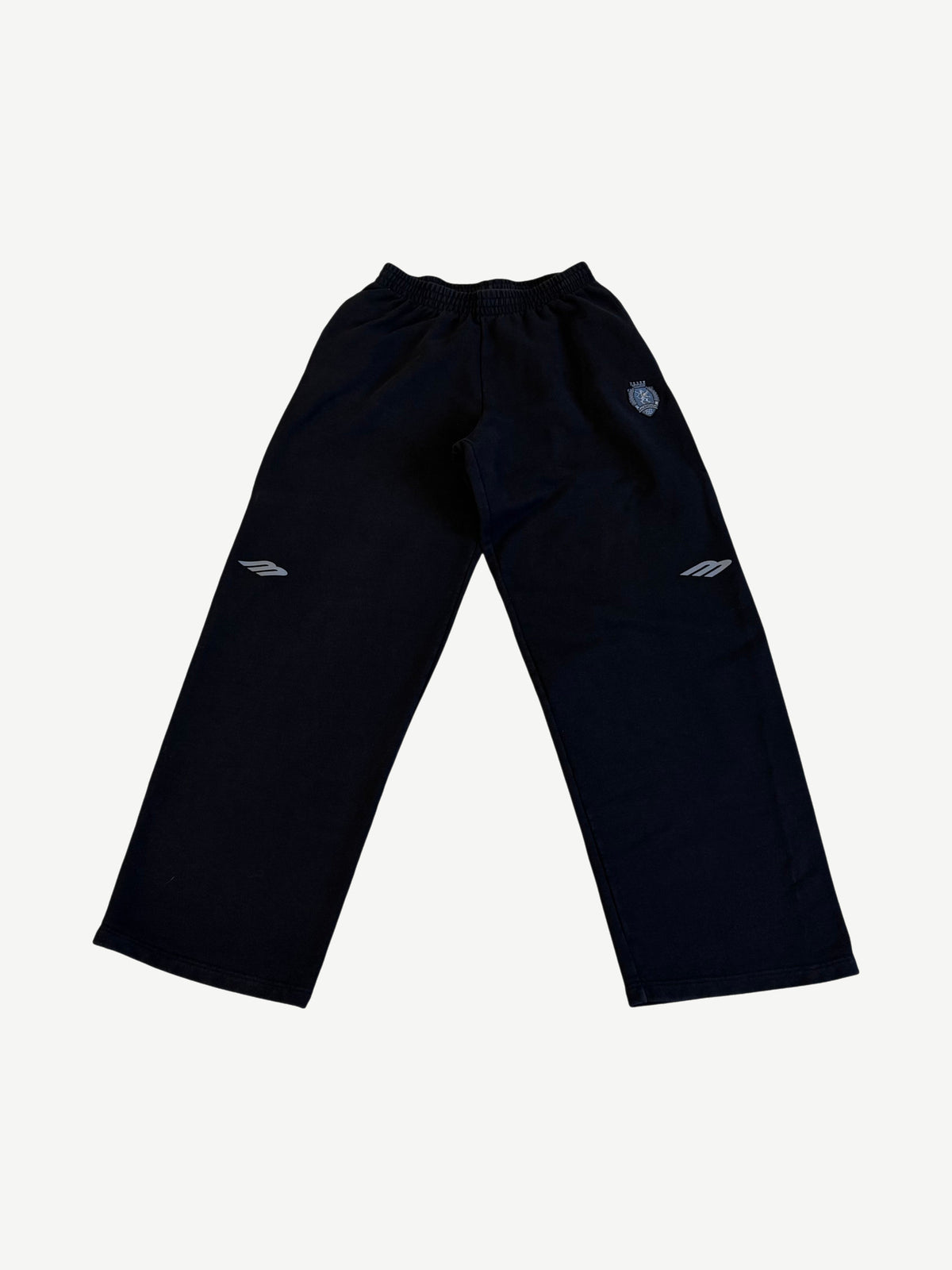 Balenciaga Black 3B Baggy Football Sweatpants