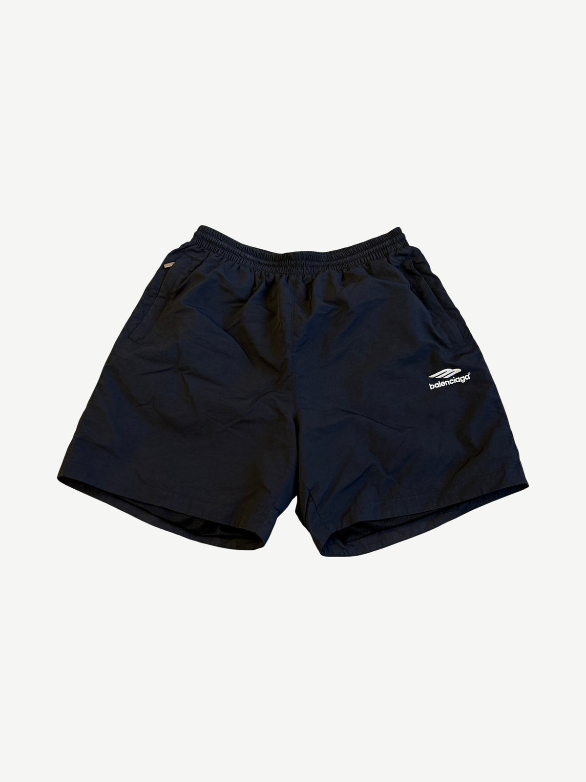 Balenciaga Black 3B Sports Icon Shorts