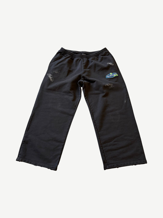 Balenciaga Black Banana Baggy Sweatpants