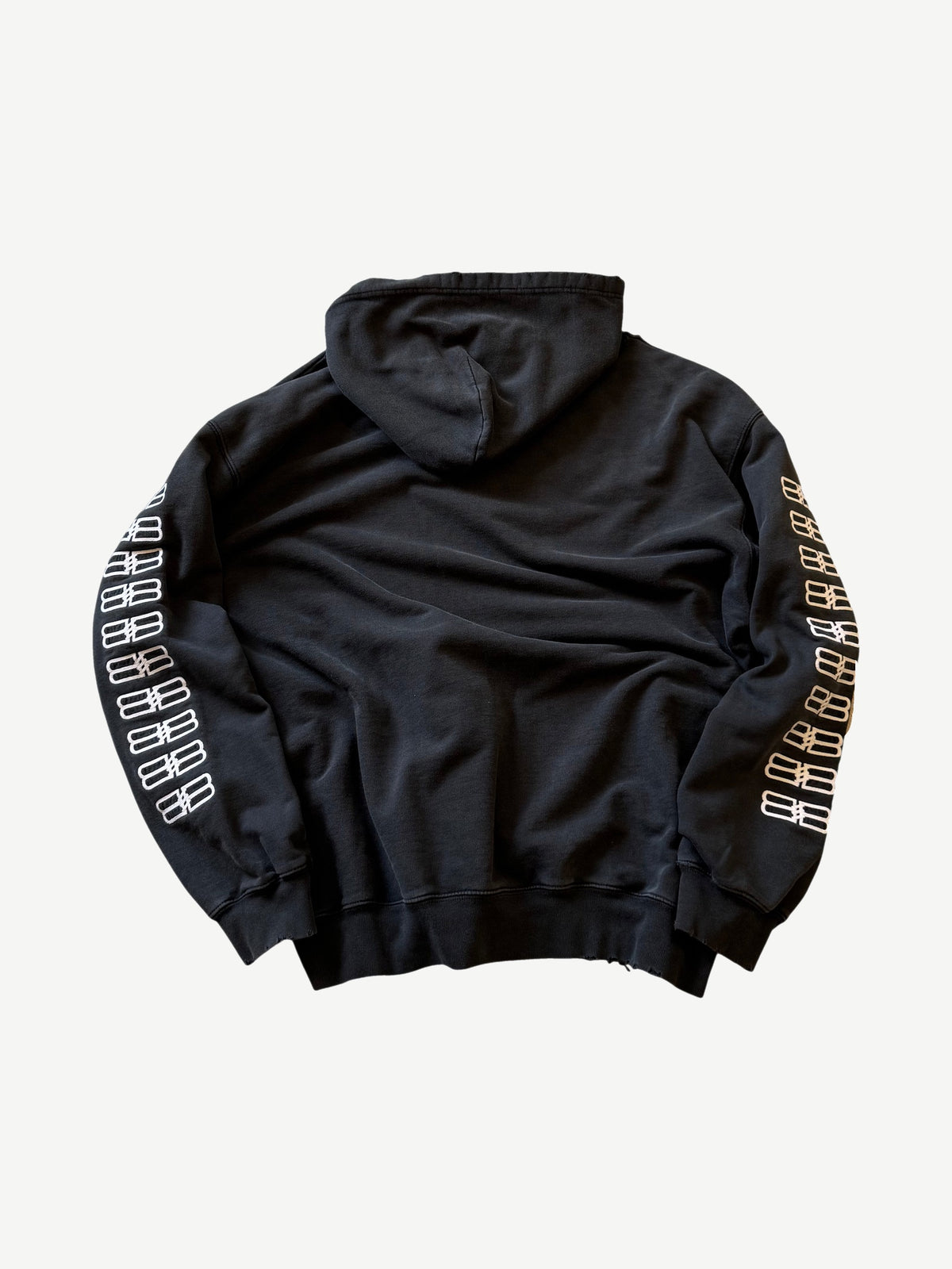 Balenciaga Black BB Paris Icon Hoodie