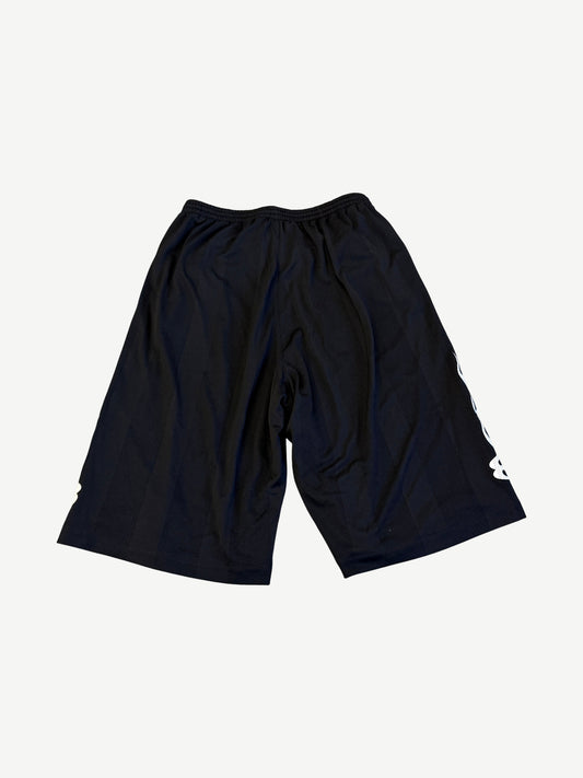 Balenciaga Black Burning Unity Mesh Shorts