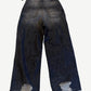 Balenciaga Black Destroyed Baggy Skater Jeans