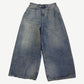 Balenciaga Blue Low Crotch Baggy Denim