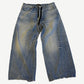 Balenciaga Blue Twisted Seam Jeans