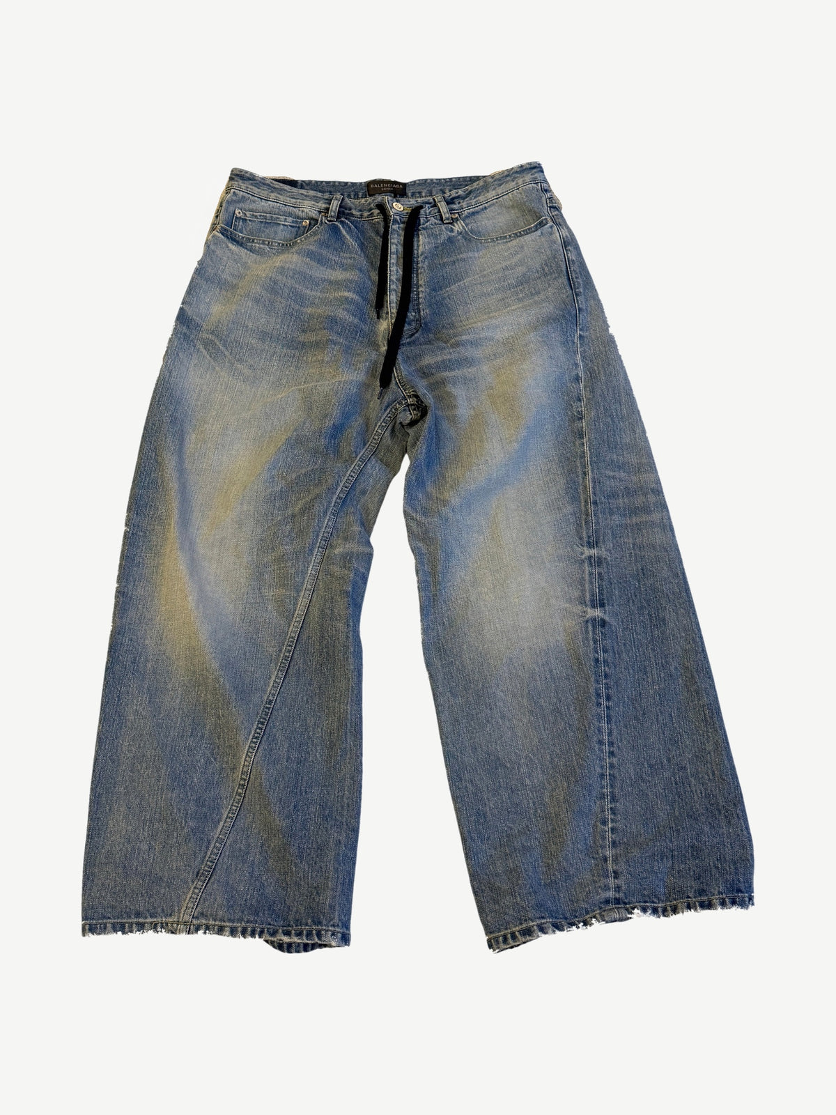 Balenciaga Blue Twisted Seam Jeans