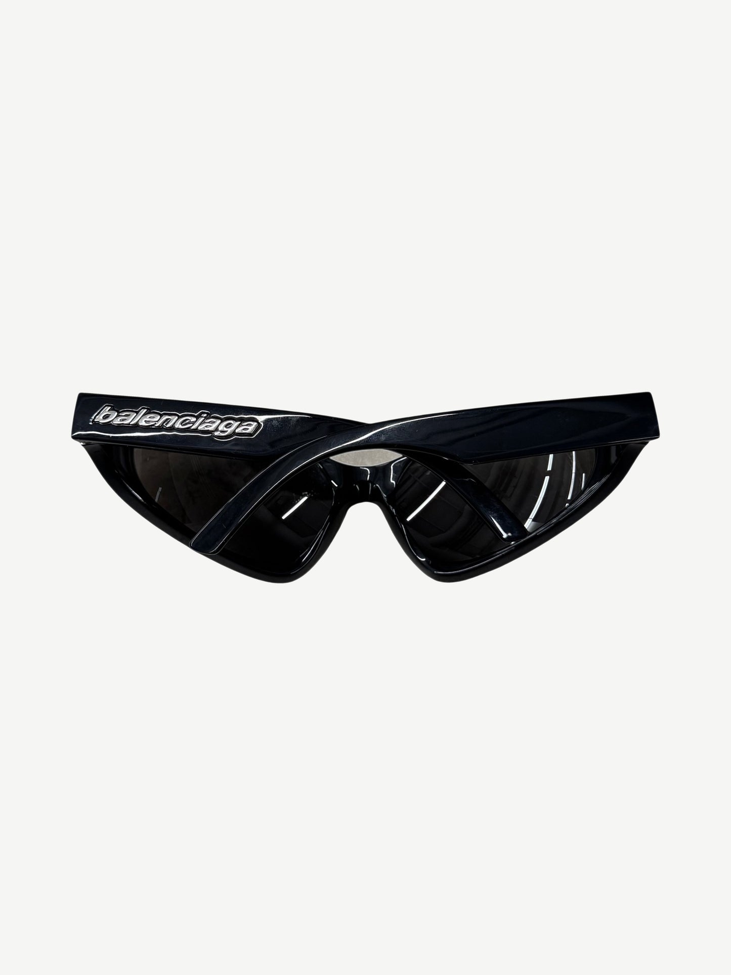 Balenciaga Cat Eye Black Grey Sunglasses
