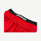 Balenciaga Double-Waisted Red Swim Shorts