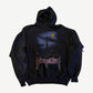 Balenciaga Faded Black Paris Moon Oversized No Pocket Hoodie