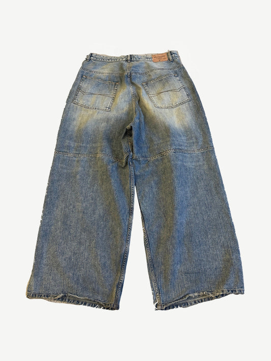 Balenciaga George V Drawstring Baggy Jeans