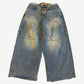 Balenciaga George V Drawstring Baggy Jeans