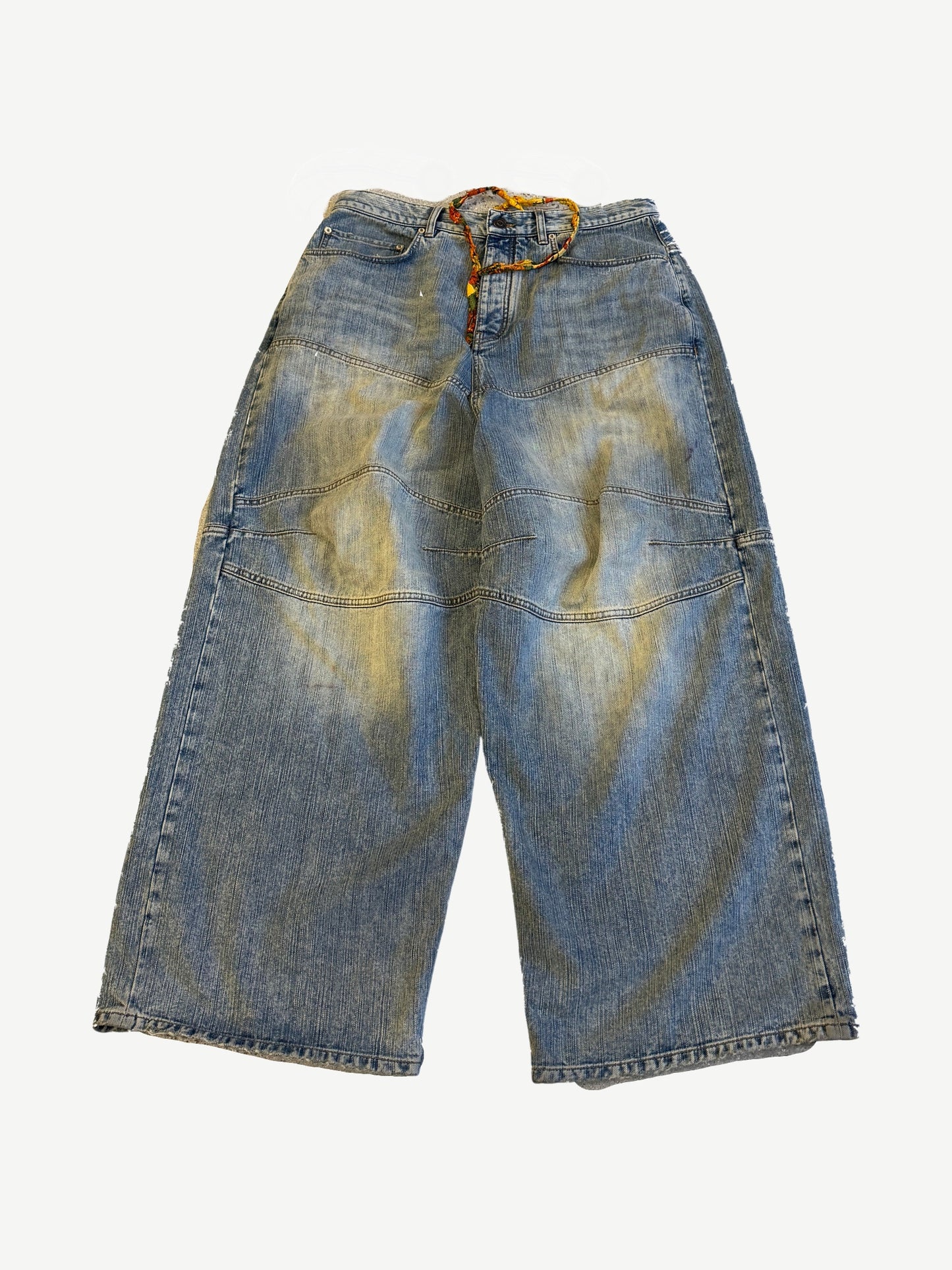 Balenciaga George V Drawstring Baggy Jeans