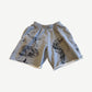 Balenciaga Gray Tattoo Shorts