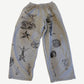 Balenciaga Gray Tattoo Sweatpants