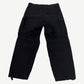 Balenciaga Kick Knee black cargo pants back view with flap rear pockets and seat reinforcement panel