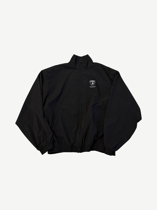 Balenciaga Lamborghini Black White Logo Track Jacket