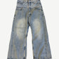 Balenciaga Light Blue Cut-Up Jeans