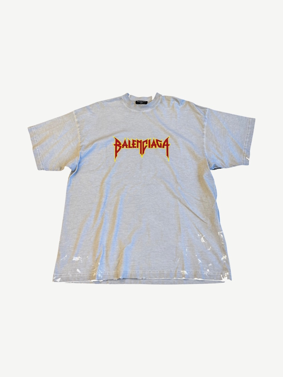 Balenciaga Metal Vintage Oversized Tee