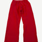 Balenciaga Red Cursive Baggy Sweatpants