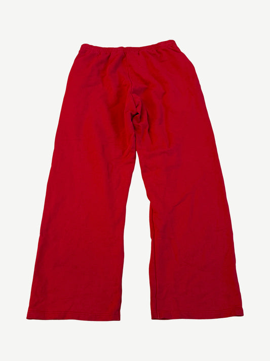 Balenciaga Red Cursive Baggy Sweatpants
