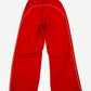 Balenciaga Red Soccer Crest Sweatpants