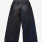 Balenciaga Washed Black Baggy Jeans